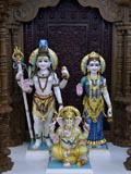 Bhagwan Shri Shankar, Shri Parvatiji and Shri Ganeshji